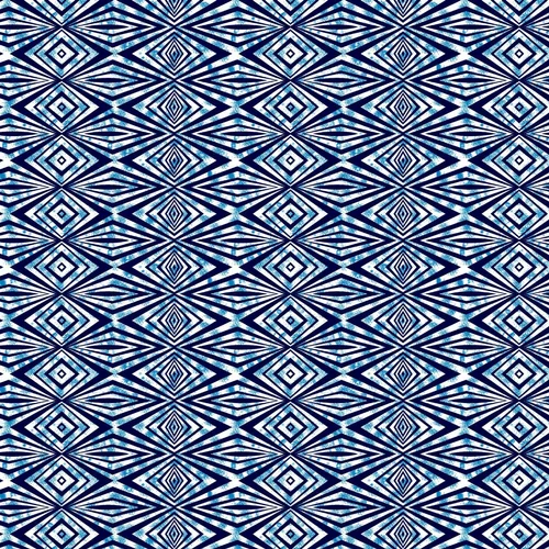 Natural Indigo Blue Print Fabric